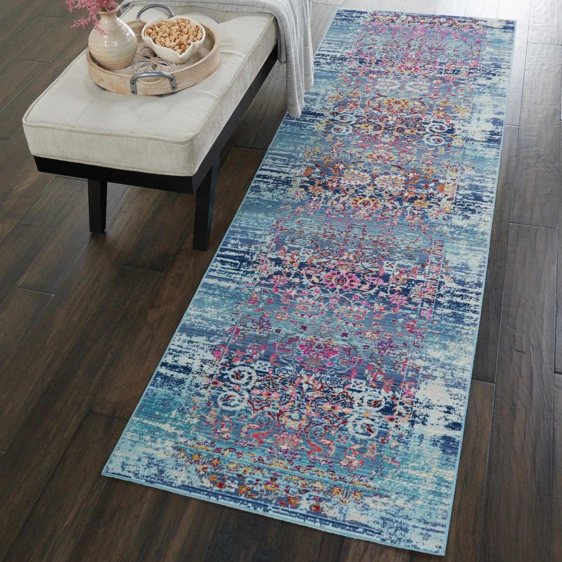 Vintage Kashan VKA02 Blue - Image 5