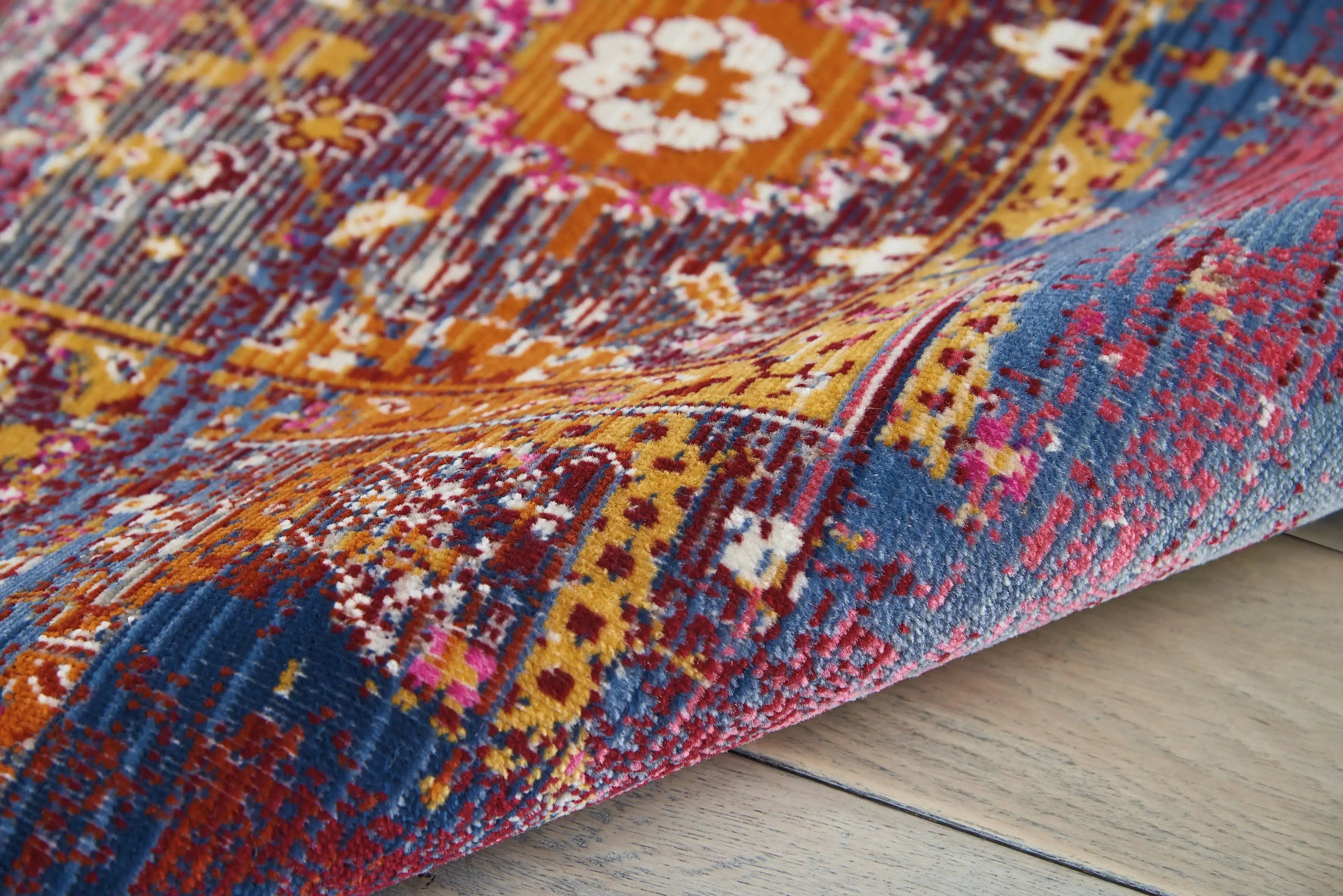 Vintage Kashan VKA03 Red Multi - Image 3