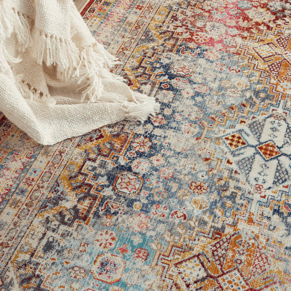 Vintage Kashan VKA09 Multi - Image 4
