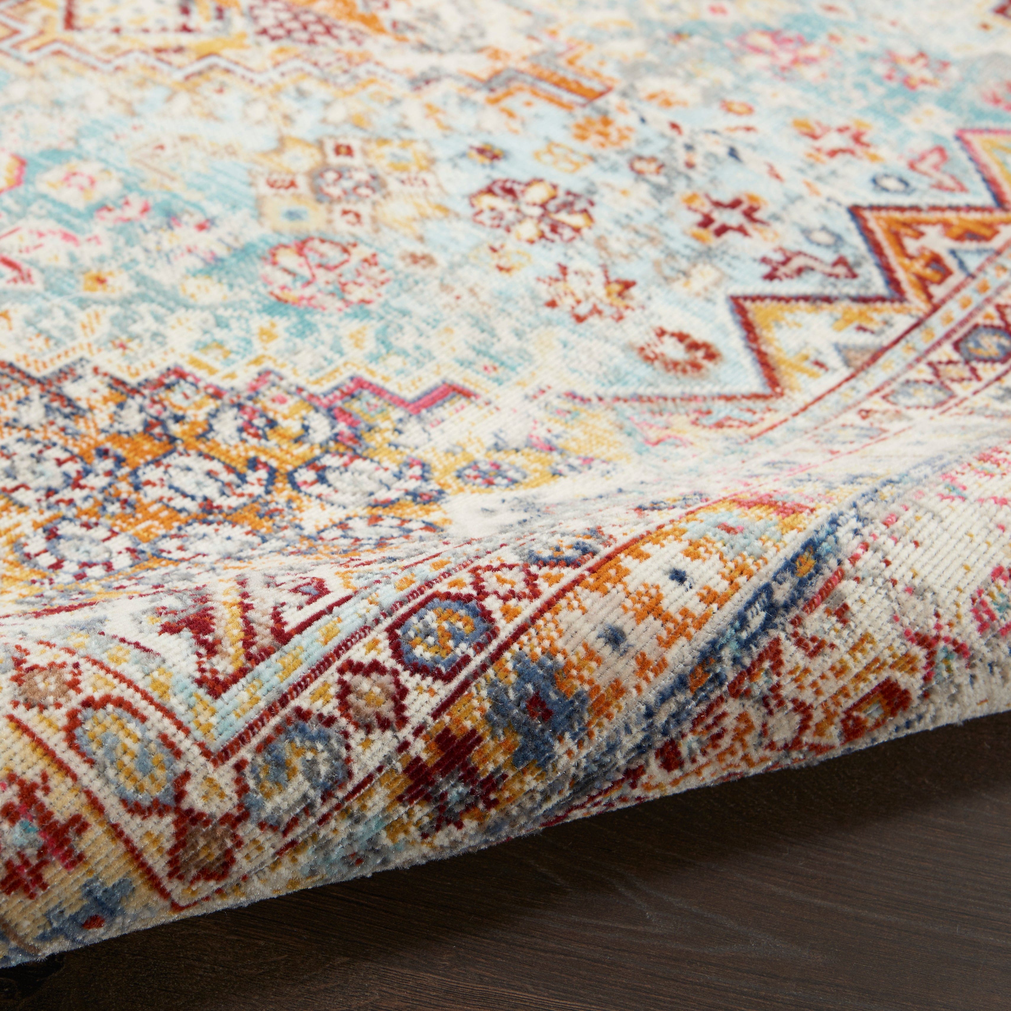 Vintage Kashan VKA09 Multi - Image 6