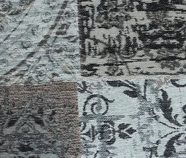 Vintage 8101 Black White Rugs - Image 3