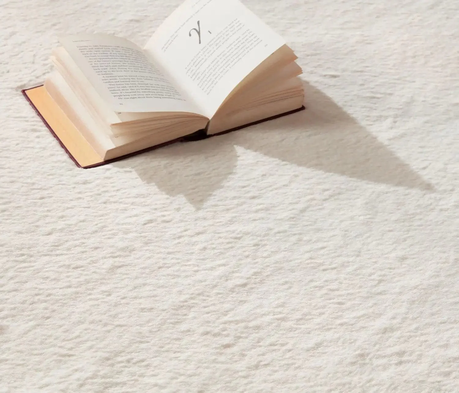 Washable Faux Fur Ivory - Image 3