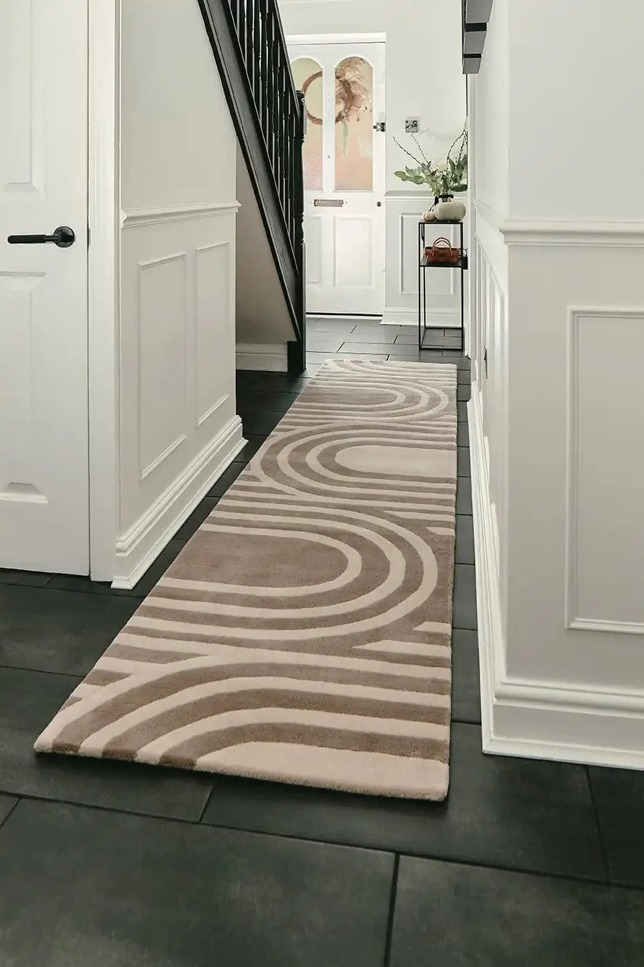 Woven Edge Runners ARCH BEIGE/BROWN - Image 2