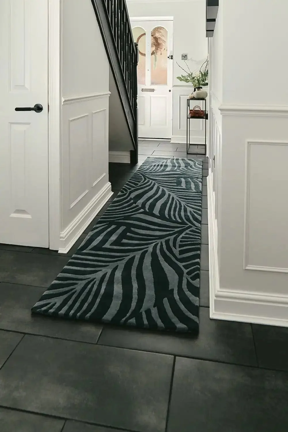Woven Edge Runners PARADISE C4-CHARCOAL/GREY